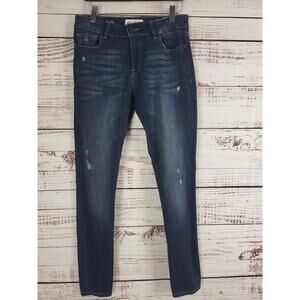DL1961 Florence Insta Sculpt Jeans 27 Womens Distressed Skinny Dark Wash